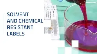Solvent and chemical resistant labels