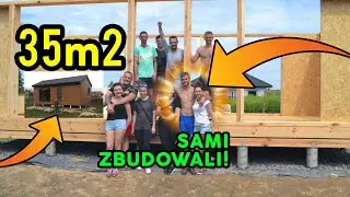 Dom szkieletowy 35m2, sami zbudowali! Dom bez pozwolenia, dom na zgłoszenie. Zbuduj sam dom 35m2.