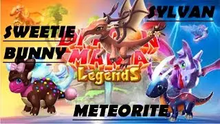Dragon Mania Legends PC - Meteorite, Sylvan, and Sweetie Bunny Dragons Info!