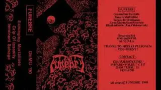 FUNEBRE - Demo '90 (Finland, Death Metal, 1990)
