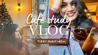 One Step at a Time | Productive Study Vlog#cafestudy #trending #medico#mbbs 