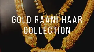 Gold Temple Necklace | Gold Rani Haram Designs | Long Haram Models
