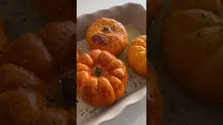 Camembert stuffed pumpkins 🎃 #Shorts #YummyRecipes #KerryWhelpdale