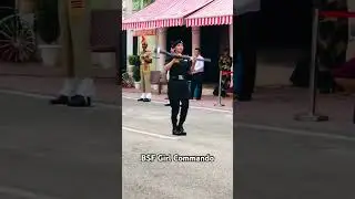 BSF Girl black commando #bsf #commando #trainee #army #crpf #soldier #viral #youtubeshorts 🇮🇳🇮🇳🪖🪖💪💪