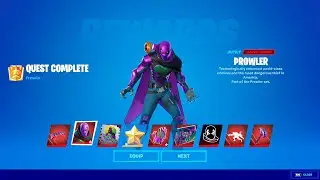 Unlocking All Prowler's Rewards & Gameplay in Fortnite Chapter 3 Season 2