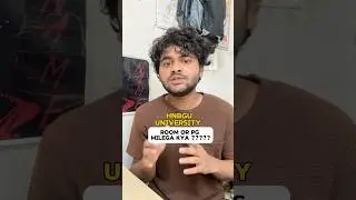 HNBGU University , Room OR PG Milega kya ?????  #hnbgu #hnb #shorts
