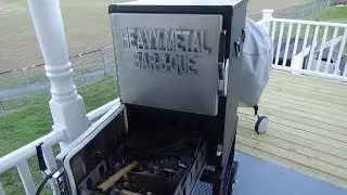 1st Cook in the Humphrey's Weekender Smoker/Pork Shoulder