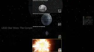 Blowing up the Death Star Evolution - In Lego Videogames!