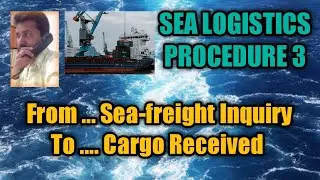 Logistics Flow by Sea Shipment | Sea Logistics Procedure from Sea Freight Inquiry to Cargo Received