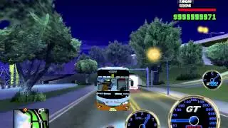 GTA SA - Klakson Telolet & Strobo Bus Po Haryanto HR 93 New Tattoo 505
