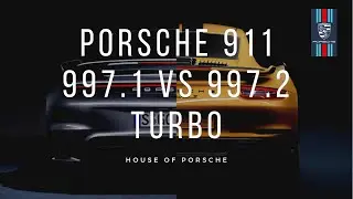 Сравнение Porsche 911 997 Turbo Gen 1 и 997 Turbo Gen 2 Basalt Black