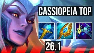 CASSIOPEIA vs MORDEKAISER (TOP) | EUW Master | 26.1