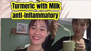 Turmeric Mas maganda pala  pag may milk|Anti inflammatory drink