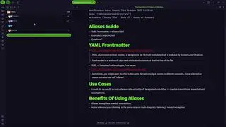 Obsidian.md / YAML / The Importance Of Aliases In Holistic Thinking