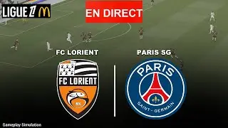 FC Lorient Contre PSG | Ligue 1 2025/26 | Simulation de jeu eFootball Game PES 21