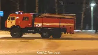 RUSSIAN FIREFIGHTERS🔥| Fire truck 4 of the Fire Station is in a hurry to call.