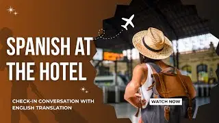 Learn Hotel Spanish 🛏️ Dialogue + English Subtitles #esllearners                   #spanishpractice