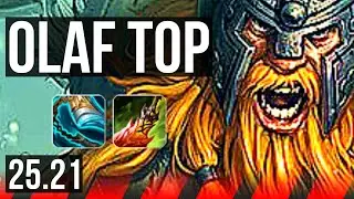 OLAF vs SETT (TOP) | 6 solo kills | KR Diamond | 25.21