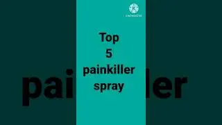Top 5 painkiller spray // #medicine #medicalshop #medicalstore #medical