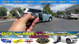 For Sale 2017 Toyota Sienna - VMI AMS Vans Power Infloor Ramp Side Loading Wheelchair Van