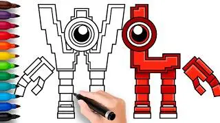 HOW TO DRAW W OR L | Steal a Brainrot (Roblox) - Easy Step by Step Drawing