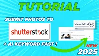 Shutterstock Contributor Submission Guide for Beginners | Titling & Keywording with VisualMind.AI