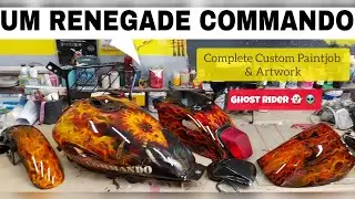 UM RENEGADE COMMANDO Complete Paintwork of 300 hours in 3 min || Fresh Look Studio