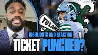 No. 20 Tulane holds off No. 24 North Texas to increase their CFP chances | Highlights & Reaction