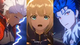 HSR x Fate Collab - All Fight & Story Cutscenes