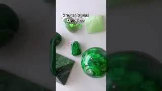 Green crystal meanings 💚🌱♻️ #crystals #crystalsoftiktok #malachite #greenaventurine #jade #crysta