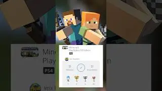 Le Troph&eacute;e Platine de Minecraft sur PS4/PS5, c'est facile ? 🏆  #minecraft #troph&eacute;e #platine #trophy