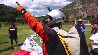 PRIMERA EXHIBICIÓN DE PARAPENTE EN EL PUEBLO DE SONDONDO | Jheferson Leon | | Sondondo 2024 |