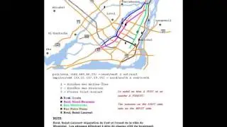 orientation Montreal 2015 / Carte aide-m&eacute;moire r&eacute;gion Montr&eacute;al