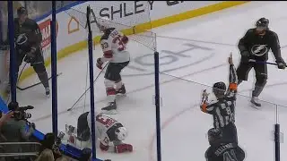 Corey Perry Illegal Check To The Head Penalty Against Nico Hischier