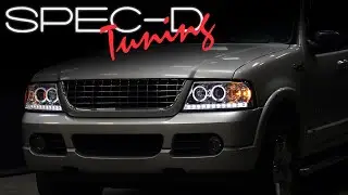 SPECDTUNING INSTALLATION VIDEO: 2002-2005 FORD EXPLORER 1PC LED HALO PROJECTOR HEADLIGHTS