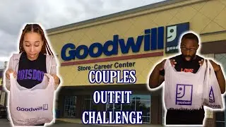 COUPLE STYLE EACH OTHER WITH THRIFT STORE CLOTHES | 20$ CHALLENGE !! 🤑