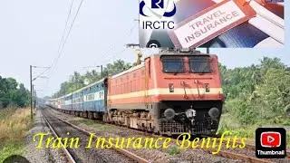 Train🚂  में insurance के फायदे🤔 #traintravel #traintickets