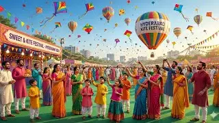 Inside the Hyderabad Sweet and Kite Festival|| Patny Parade Ground | Hot Air Balloon Show