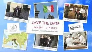 Save the date: EPCAS Summer General Assembly 2013