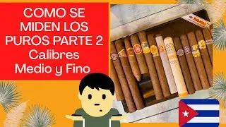📏&iquest;C&oacute;mo se miden los puros? 📐/ Habanos de Calibres medios y finos / PARTE 2