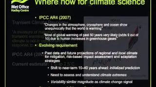 Climate science today