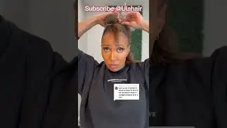 Have you Tried Ever?! 😮Turn Bundles To Ponytail No Glue No Clips | Mix Brown Highlight Ft.#ulahair
