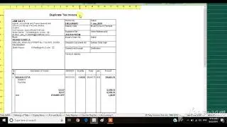 Duplicate invoice printing in tally
