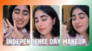 Independence Day Makeup Tutorial | Simple Makeup | 15 August Makeup | Tricolour Makeup Look
