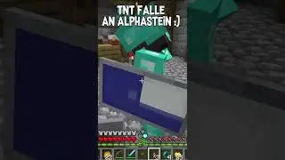 Unsere TNT FALLE an Alphastein 💥 Minecraft HELDEN #shorts