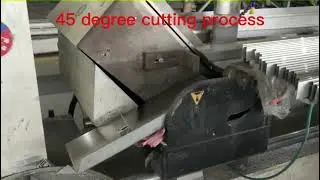 solar frame cutting process