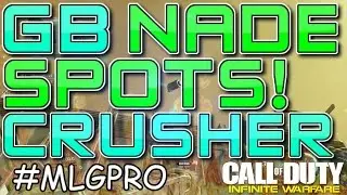 Best Competitive NADE SPOTS on CRUSHER! (Infinite Warfare GB Nade Spots) (COD IW Grenade Spots)