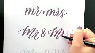8 ways to write Mr. & Mrs. [free worksheet!]