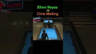 🐯 Skilled Maneuver by Efren Reyes against Chris Melling