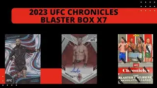 2023 UFC Chronicles Blaster box X7